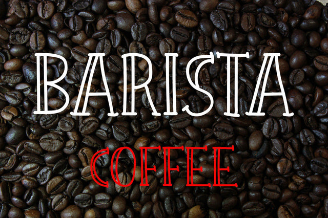 Barista Urban Coffee Font Font ampersand 