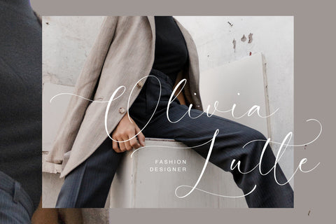 Baritone Harmony - Modern Script font Font Timur type 