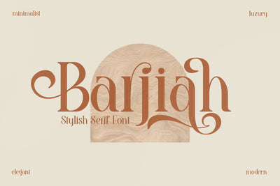 Barjiah Typeface Font Storytype Studio 