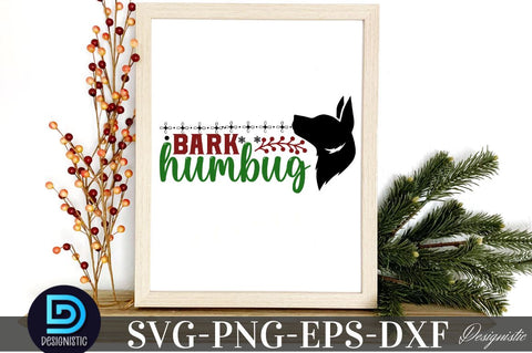 Bark humbug, Mega Christmas Dog SVG Bundle SVG DESIGNISTIC 