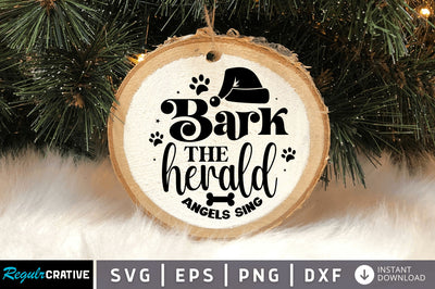 Bark the herald angels SVG Design SVG Regulrcrative 