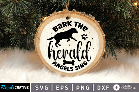 Bark the herald angels SVG Design SVG Regulrcrative 