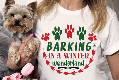 Barking In A Winter Wonderland SVG Angelina750 