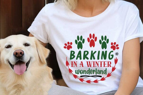 Barking In A Winter Wonderland SVG Angelina750 