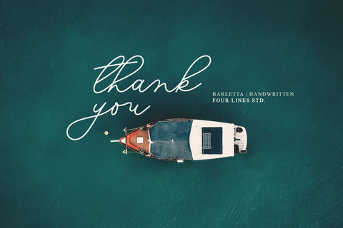 Barletta Font Four Lines Std. 