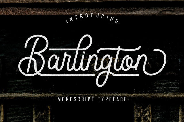 Barlington Font Megatype 