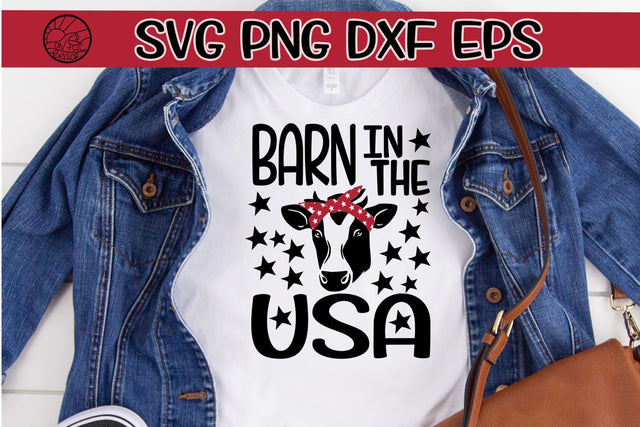 BARN IN THE USA - SVG PNG DXF EPS SVG On the Beach Boutique 