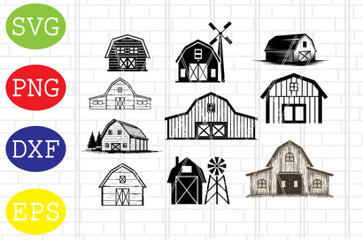 Barn Svg, Barn Outline Svg, Barn House Svg, Farm Life Svg SVG DigitalSvgFiles 