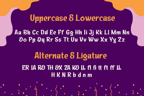 BARONK | Handwriting Display Font twinletter 