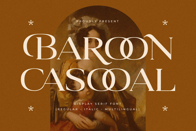 Baroon Casooal Typeface Font Storytype Studio 