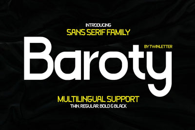 Baroty Font twinletter 