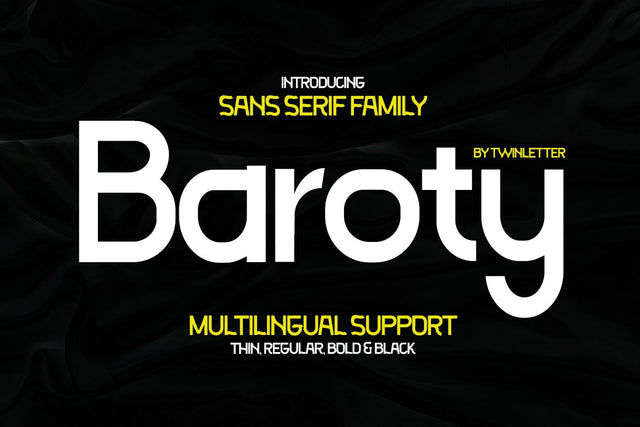 Baroty Font twinletter 