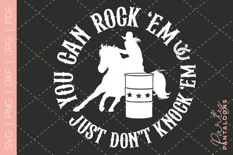 Barrel Racer SVG | Barrel Racing SVG SVG Partypantaloons 