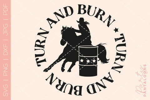 Barrel Racer SVG | Barrel Racing SVG SVG Partypantaloons 