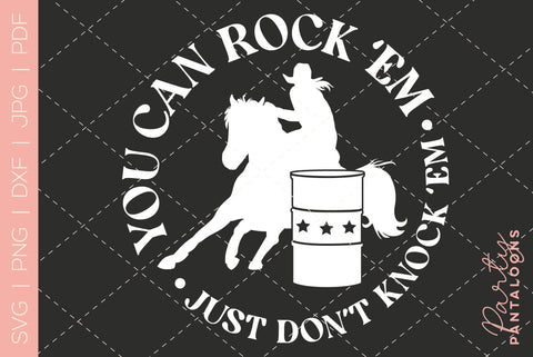 Barrel Racer SVG | Barrel Racing SVG SVG Partypantaloons 