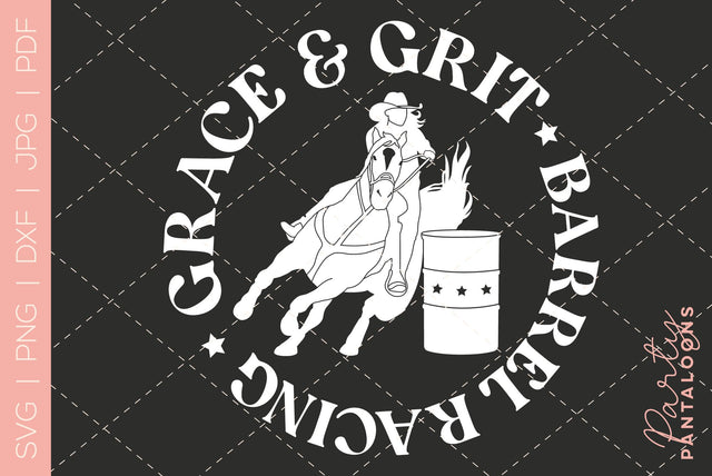 Barrel Racer SVG | Barrel Racing SVG SVG Partypantaloons 