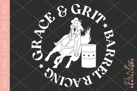 Barrel Racer SVG | Barrel Racing SVG SVG Partypantaloons 
