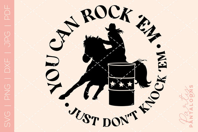 Barrel Racer SVG | Barrel Racing SVG SVG Partypantaloons 