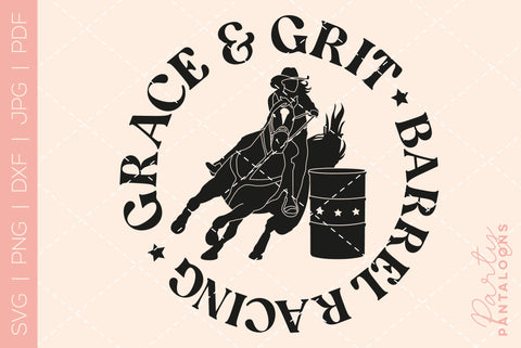 Barrel Racer SVG | Barrel Racing SVG SVG Partypantaloons 
