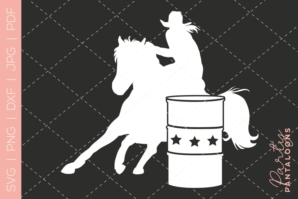 Barrel Racing Design Barrel Racer SVG | Barrel Racing SVG 2 - So Fontsy