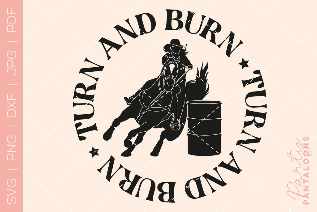 Barrel Racer SVG | Barrel Racing SVG - So Fontsy