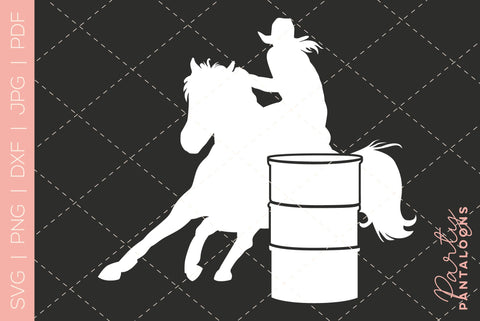Barrel Racer SVG | Barrel Racing SVG SVG Partypantaloons 