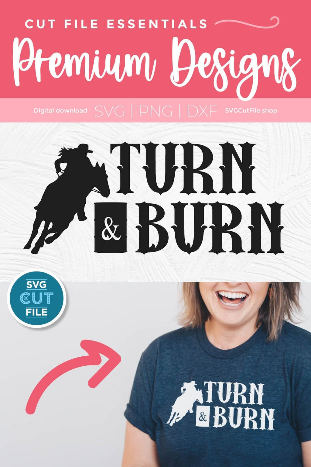 Barrel Racing svg for Cricut and Silhouette crafters - So Fontsy