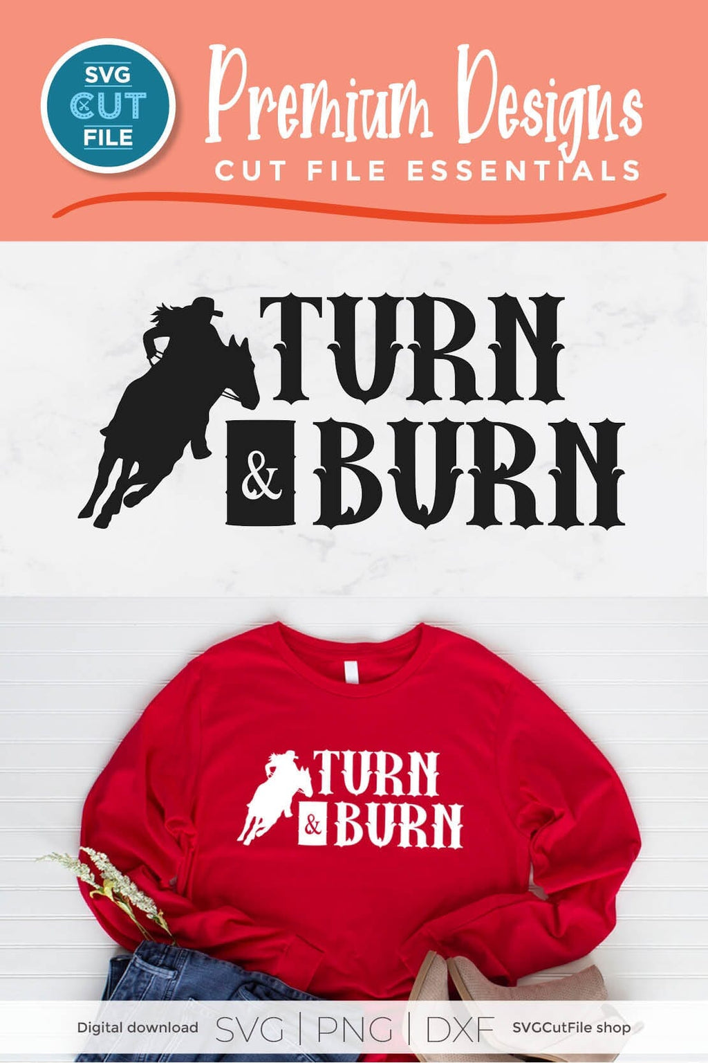 Barrel Racing svg for Cricut and Silhouette crafters - So Fontsy