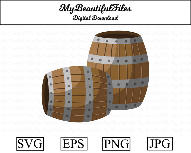 barrels - pirates SVG MyBeautifulFiles 