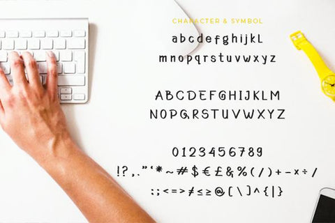 Barrets Font twinletter 