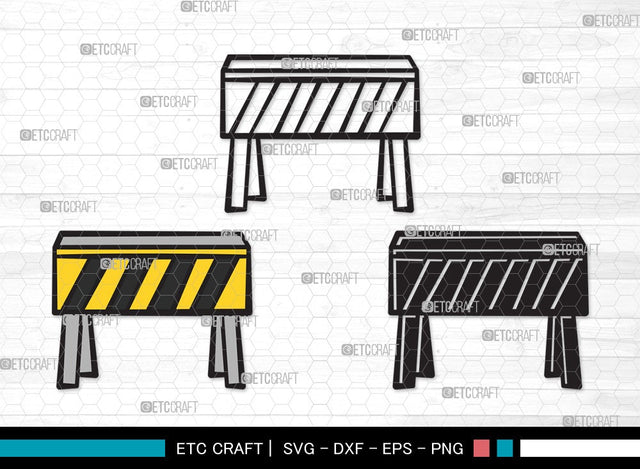 Barricades SVG | pedestrian barricades Svg | Movable Metal Barricades Svg | Steel Barriers Svg | Barricades Clipart SVG ETC Craft 