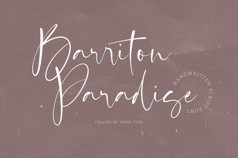 Barriton Paradise SVG Timur type 