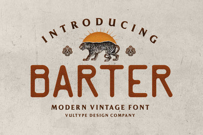 Barter Vintage Font Font Vultype Co 