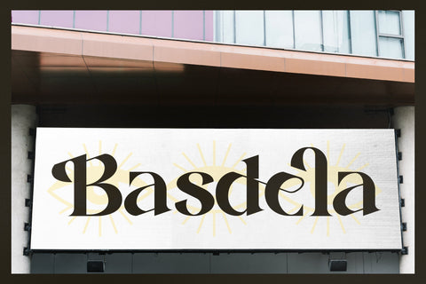Basdela Typeface Font Storytype Studio 