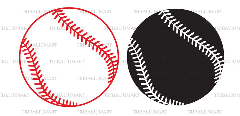 Baseball ball SVG TribaliumArtSF 
