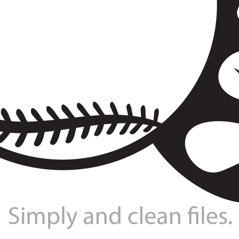 Baseball ball with flame SVG TribaliumArtSF 