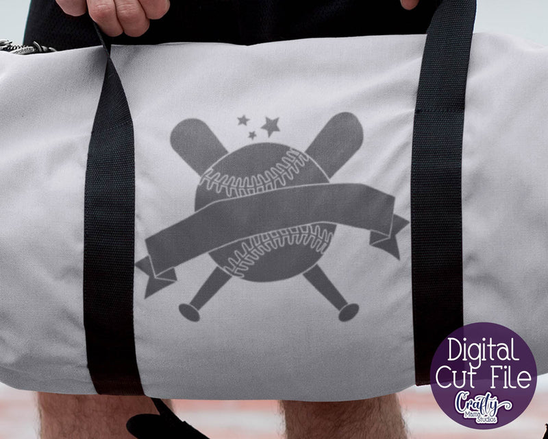 Baseball Banner Svg SVG Crafty Mama Studios 