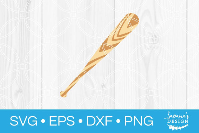 Baseball Bat SVG SavanasDesign 