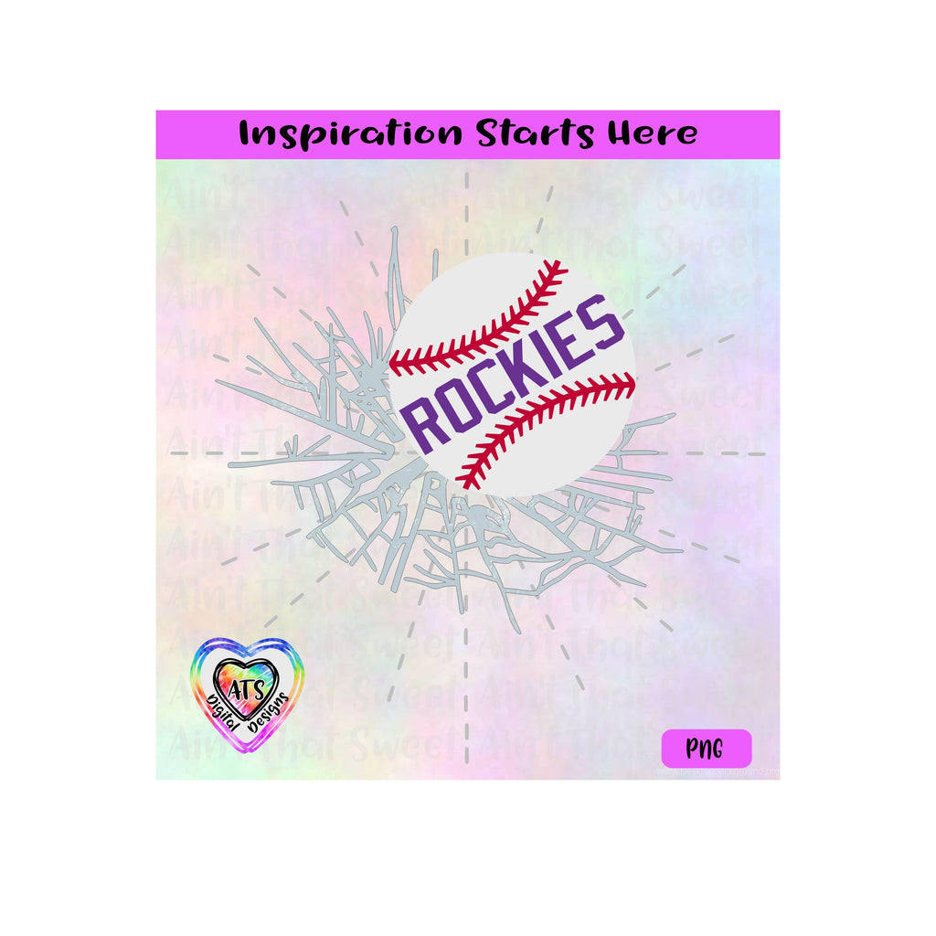 Baseball Breaking Through | Baseball Breaking Thru | Rockies | (Good ...