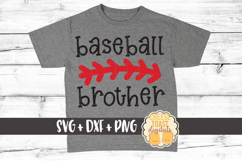 Baseball Brother - Baseball SVG PNG DXF Cut Files SVG Cheese Toast Digitals 