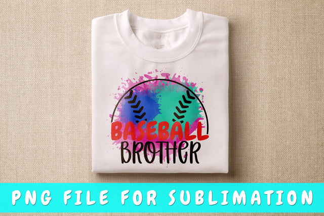 Baseball Brother PNG, Baseball Design For Sublimation Sublimation HappyDesignStudio 
