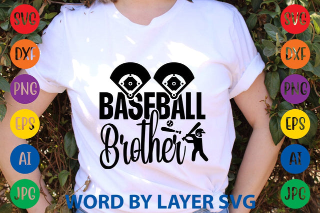 Baseball Brother SVG Design SVG Rafiqul20606 