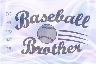 Baseball Brother SVG, PNG, DXF, PDF, JPG SVG Digitals by Hanna 