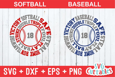 Baseball Bundle 4 SVG Svg Cuttables 