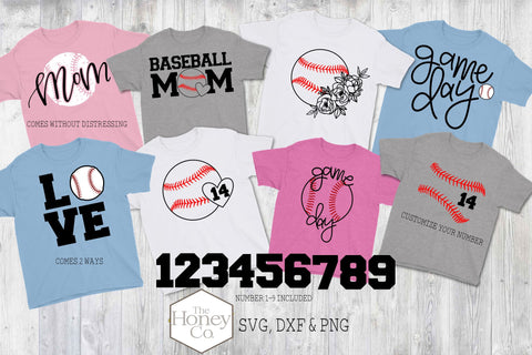 Baseball Bundle SVG PNG DXF Sports Mom Team Cutting Files SVG The Honey Company 