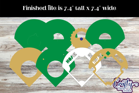 Baseball Candy Dome Holder, Softball Candy Ornament Bundle SVG Crafty Mama Studios 