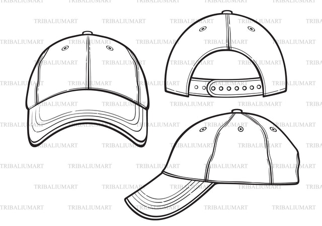 Baseball cap SVG TribaliumArtSF 