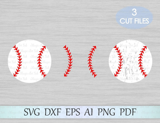 Baseball cut files SVG MagicArtLab 