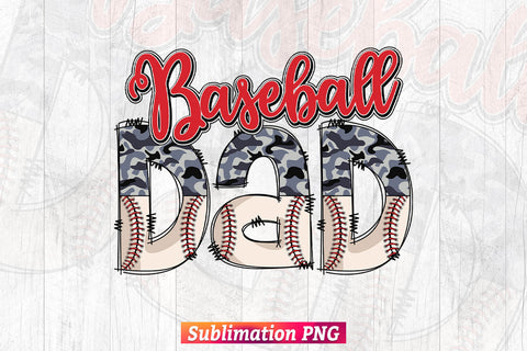 Baseball Dad Camo Leopard Fathers Day T shirt and Tumbler Sublimation Design png file Sublimation DesignDestine 