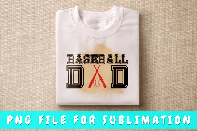 Baseball Dad PNG, Baseball Design For Sublimation Sublimation HappyDesignStudio 